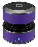 iHome IBT60UY Bluetooth Mini Speaker System (Purple)