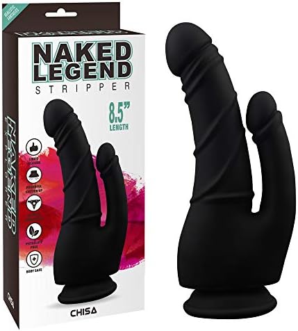 Love Love Toy 8.5" Handsfree Massage Wand Super Huge Silicone Wand Massage, Lifelike Wand Massage with Strong Suction Cup for Women Toy (Color : Black) HJCCNJII