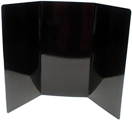 Kling Magic Wall 28 Inch by 19 Inch Lightweight Magnetic Receptive Dry Erase Project Display Board (Black)