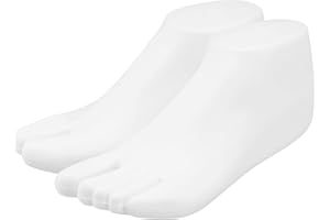 Holibanna Shoe Display Manikin Body Silicone Mannequin Foot Plastic Shoes Ankle Chains Display Foot Model Art Sketch Display Sandal Shoes Socks White Mannequins Nail Practice Hands