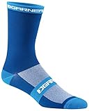 Louis Garneau Tuscan Long Sock Curacao Blue, L/XL - Men's