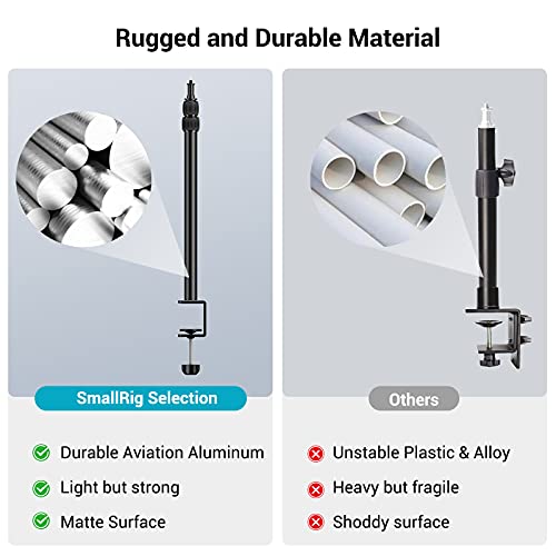 SmallRig Selection Camera Desk Mount Table Stand 13"35" with 1/4" Ball