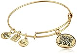 Alex and Ani Charity By Design Celtic Knot Rafaelian Gold Bangle Bracelet