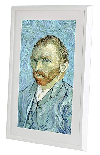 Meural Canvas – Smart Digital Frame | Leonora White | 27 inch HD Display with WiFi Powered by NETGEAR (MC227WL)