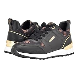 Guess Women's Loven3 Sneaker, Brown Multi 908, 7.5