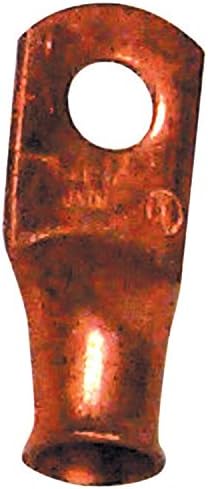 Deka Quick Cable 105058-050 MAX Copper Lug, Straight Unplated - 4 Gauge x 3/8" Stud, 50 PCS