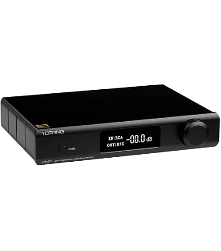Amazon.com: Topping PRE90 Preamplifier Preamp Amplifier Pre-amp