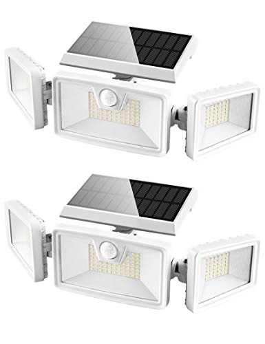 Otdair 132 LED Solarlampen für Außen, IP65 Solar Bewegungsmelder Aussen, 3 Modi Solarlampen Für Außen mit…