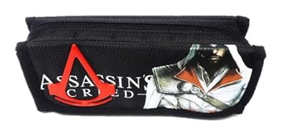 Jenik Enterprise Boys Nylon School Pouch, 27x12x7cm(Black)