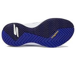 Skechers Women's Viper Court Elite, Light/Blue, 10
