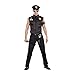 Dreamgirl Adult Mens Dirty Cop Officer Costume, Dirt Cop Officer Ed Banger Halloween Costume - Medium