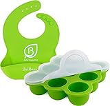 Silicone Bib, Baby Food Preparation, Baby Storage Container Tray