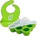 Silicone Bib, Baby Food Preparation, Baby Storage Container Tray