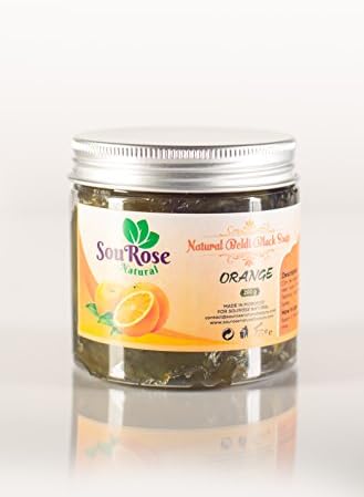 Moroccan Black Soap-Organic-Orange Scent-Natural- Best Soap to Exfoliate and keep your skin young and smooth (200g)