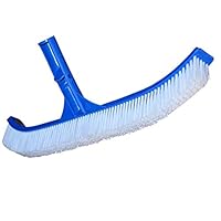 Leiyini Swimming Pool Cleaning Brush Pool Spa Replacement Parts with Rubber Bumper for Above Or In Ground Pools, Sleek Design Strong Bristles