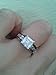 Solid 14k White Gold Bridal Set Princess Cut Solitaire Engagement Ring with Matching Channel Set Wedding Band Highest Quality CZ Cubic Zirconia 2.0ct.