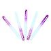 EagleForce™ 5 pcs Professional Crystal Nail File Double Sided Nail Kit Glass Nail File Pedicure Manicure Finger Nail File Buffer Kit, with Case, for Handbag/Color Random