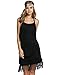 Women 1920s Gatsby Cocktail Sequin Art Deco Flapper Dress, A-black, Large