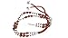 handcandy HF002BD THE SAMSARA LadyBuds Stereo Headphone Necklace, Natural Wood Brown/Clear/Silver Beads