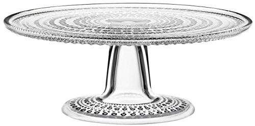 Iittala Kastehelmi Cake Stand, Clear 9.5