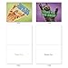 The Best Card Company, Cat Big Thanks - 10 Funny Thank You Cards (4 x 5.12 Inch) - Assorted Cats, Bulk Boxed Set M2368TYG