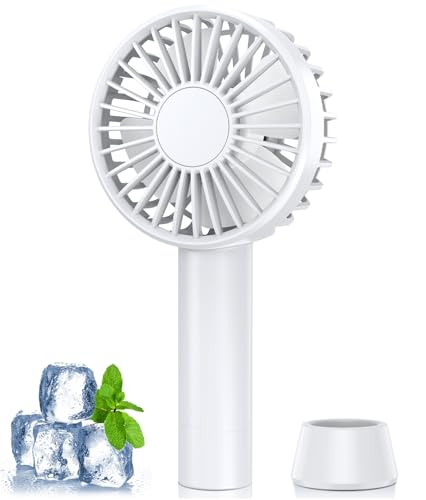 PALATALA Portable Mini Handheld Fan, 5 Speed Silent USB Portable Fan, Ventoinha Rechargeable Small Battery Operated Fan, Fans Table Desk for Office, Travel