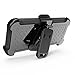 J.west Galaxy S8 Plus Case, [Kickstand] Black Armor Holster Defender Full Body Protective Hybrid Case Cover with Belt Clip for Samsung Galaxy S8 Plus 2017 Release(6.2 inch)