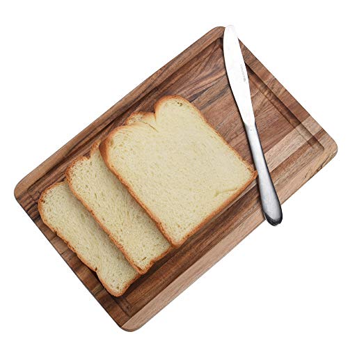 ZESPROKA Thick Acacia Wood Cutting Board with Juice Drip Groove,Set of 3 - Thumbnail 6