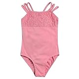 Arshiner Girls' Lace Slim Tank Dancing Ballet Camisole Leotard