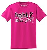 Fight Like a Girl Signature Breast Cancer T-Shirt Unisex