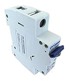 Yuco YC-10-1C Supplemental Protector Din Rail Miniature Circuit Breaker 1P 10A C Curve TUV UL 1077 European Design CSA C22.2