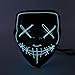 Smartcoco Frightening Halloween Cosplay LED Light up Mask for Festival Party Halloween Costumes