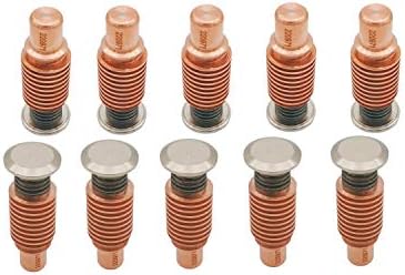 Donwind 10Pcs 220971 Electrode Consumables fit Powermax 125 Plasma Cutting Torch