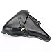 German WWII P08 Luger Black Leather Hardshell Holster, P-08, Pattern 1908