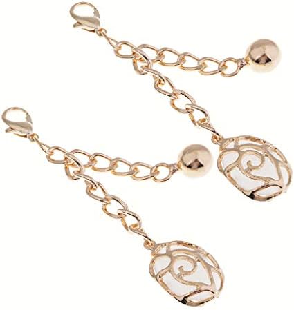 NATFUR 2pcs Opal Bead Keyring Keychain Charm Pendant Tassel Bag Purse Pendant Charm Elegant Novelty Cute for Men for Girls Pretty Novelty Great Beauteous Goodly