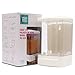 CoZroom Wall-Mount Liquid Wall Soap Dispenser Shampoo Lotion for Bathroom Shower Restroom (White)