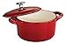 Tramontina Bestow 24-Ounce Small Cocotte Pot, Enameled Cast-Iron Dutch Oven with Lid for Cooking & Serving - Gradated Red, Oven & Stovetop Safe