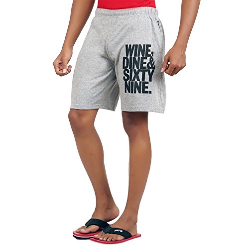 utopian club graphic cotton shorts