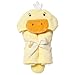 Elegant Baby Bath Time Gift Hooded Towel Wrap, Yellow Ducky