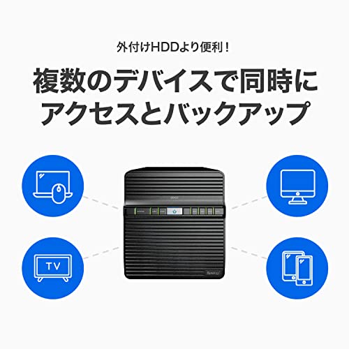 Synology 4-Bay DiskStation DS423 (Diskless) Black