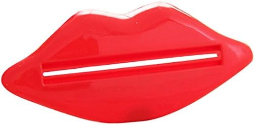 Lips Toothpaste Squeezer,Sefter Multi-purpose Creative Multi-purpose Squeeze Tube Extruder Bathroom Washing Tool (Random Color)