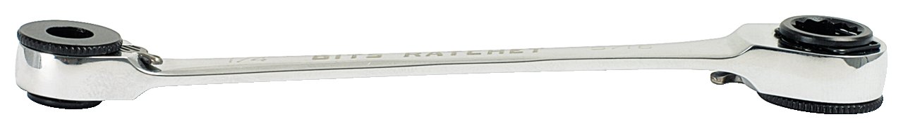 KS Tools 503.4679 1/4 x 5/16-inch GearPlus Mini Bit Ring Spanner