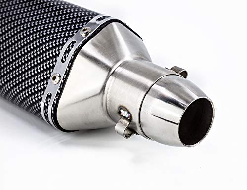 Soosee Motorcycle Slip on Exhaust system With Muffler Fit For Kawasaki ninja 250 ninja 300 2008-2017 - Thumbnail 4