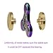 Hand Spinner Fidget Toy Dazzling Colorful, Up To 8 Min High Speed With Extra DIY German Bearing GIM Fidget Spinner Metal, Fingertip Gyro EDC Tri Spinner