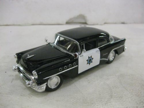 1955 Buick Century California Highway Patrol In Black Diecast 1:26 Scale By Maisto