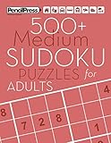 500+ Medium Sudoku Puzzles for Adults: Sudoku Puzzle Books Medium (with answers) by Sudoku Puzzle Books