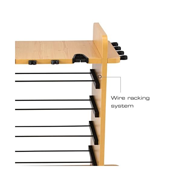 Rush-Creek-Creations-14-Fishing-Rod-Rack-with-Four-Drawer-Storage-and-Dual-Rod-Clips