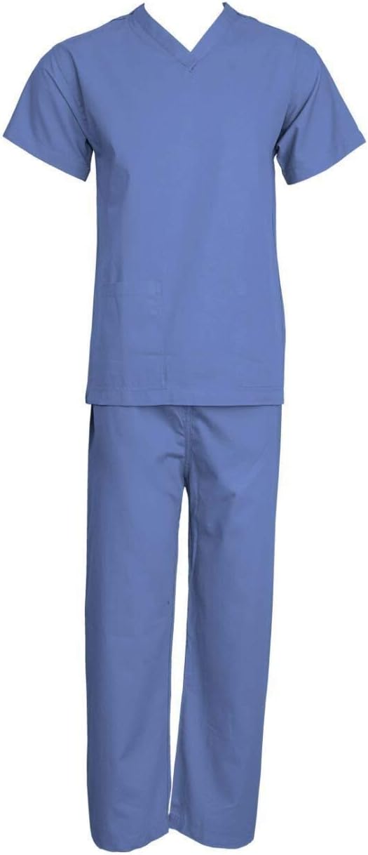 Highliving ®Medical Hospital Reversible Unisex Scrub Suits Tunic