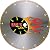 MK Diamond 158436 MK-225 Hot Dog 10-Inch Wet Cutting Continuous Rim Diamond Saw Blade with 5/8-Inch Arbor for Porcelain and Vitreous Tile