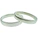 Boxed Shirt Sleeve Holders / Arm Bands in Silver & Gold (Silver)
